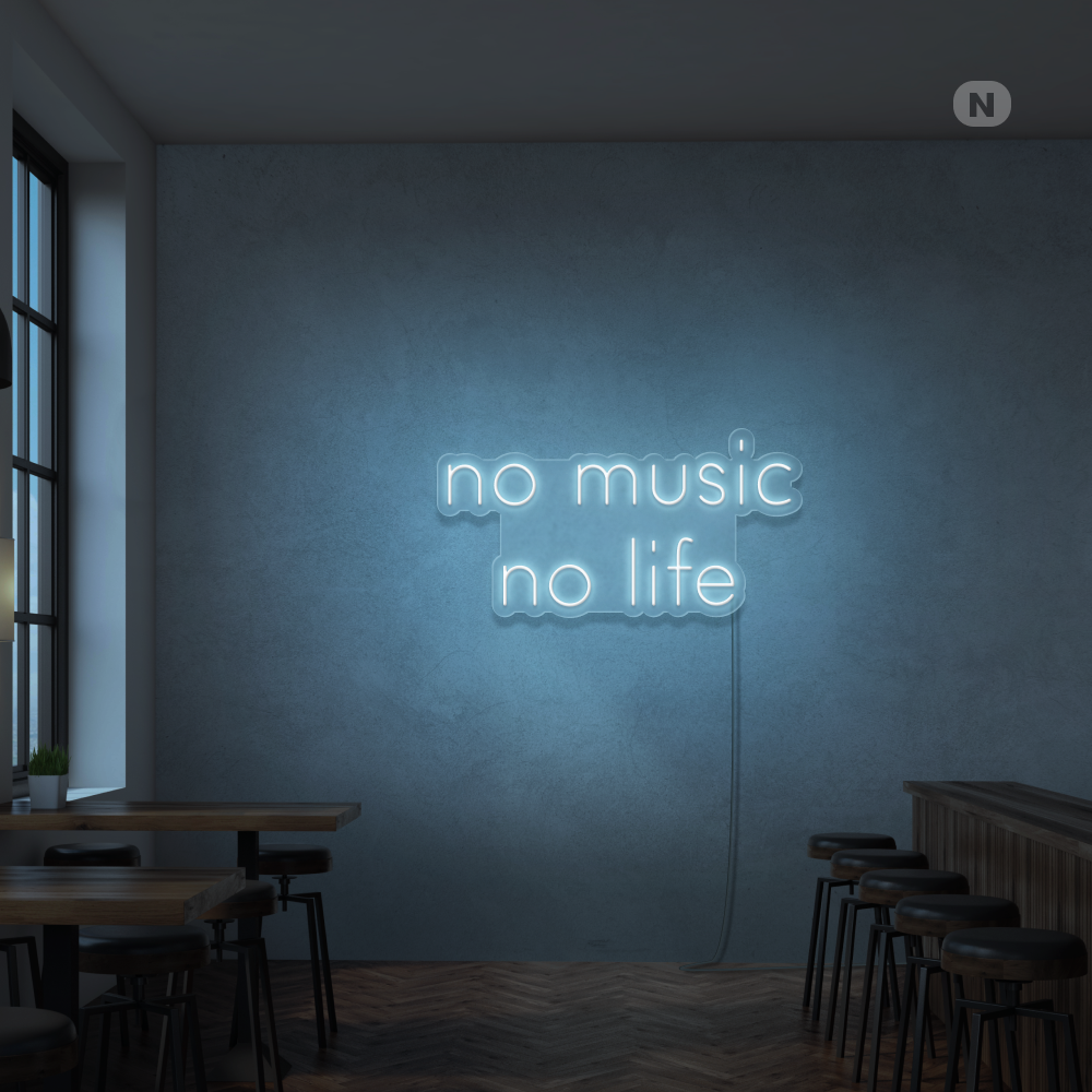 Neon Sign No Music No Life