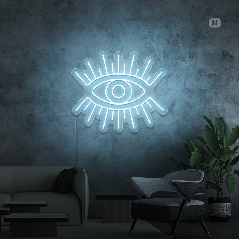 Neon Sign Artistic Eye