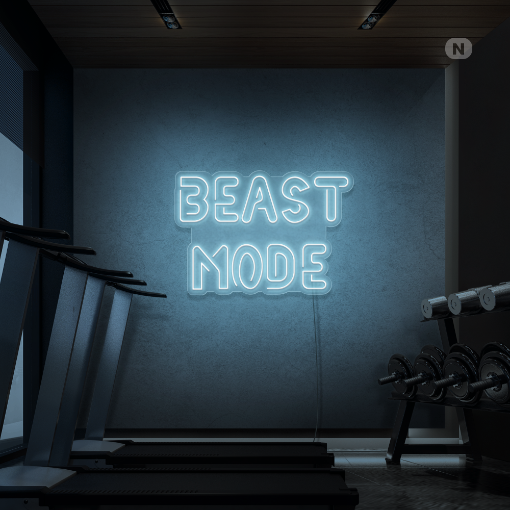 Neon Sign Beast Mode