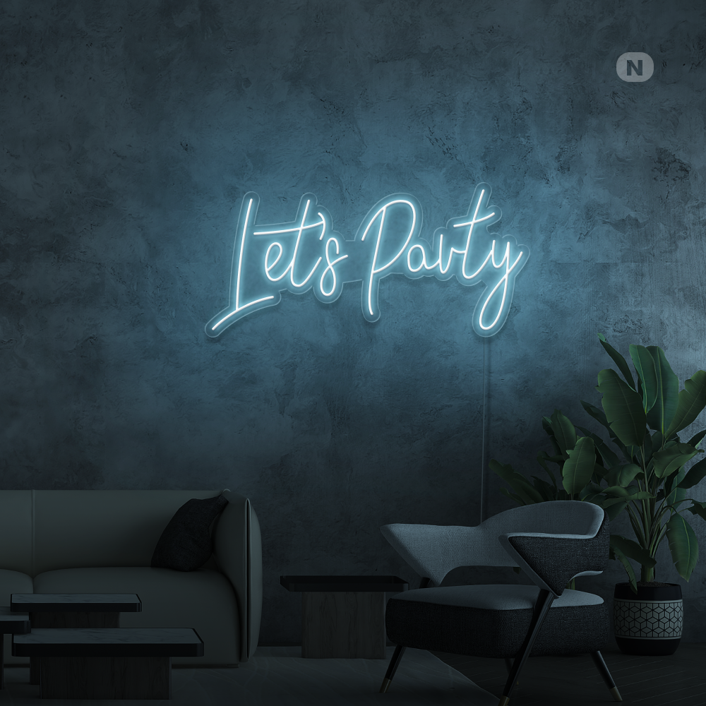 Neon Sign Lets Party