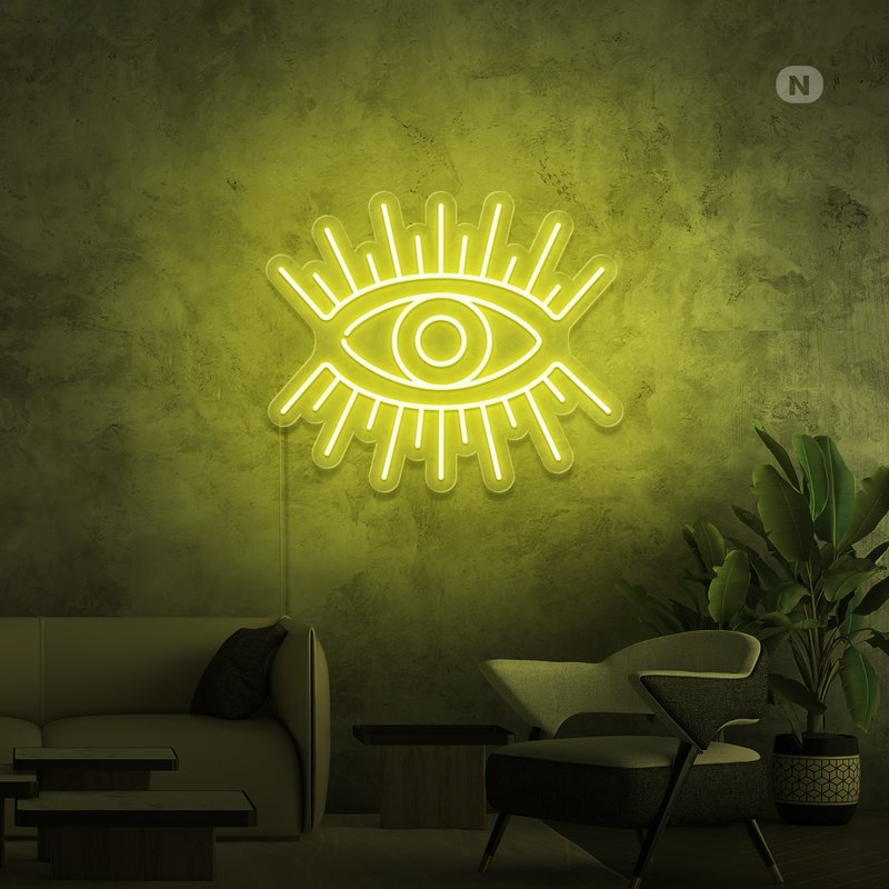 Neon Sign Artistic Eye