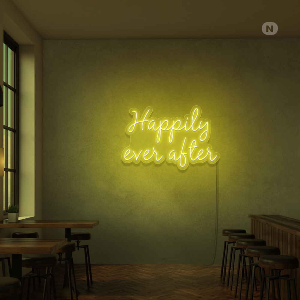 Neon Sign Happily ever after