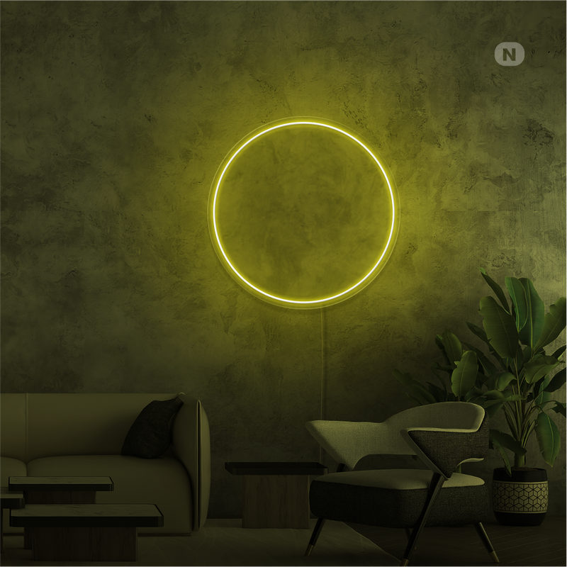 Neon Sign ZEN Circle