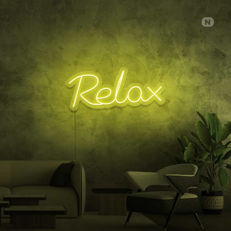 Neon Sign Relax