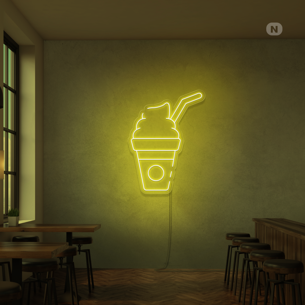 Neon Sign Milkshake