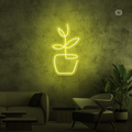 Neon Sign Flowerpot