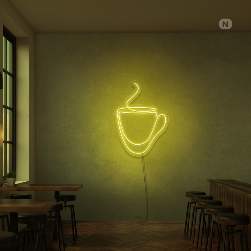 Neon Sign Coffe Mug