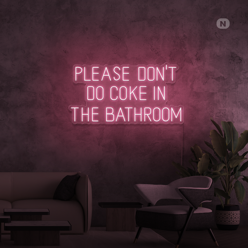 Neon Sign Bathroom