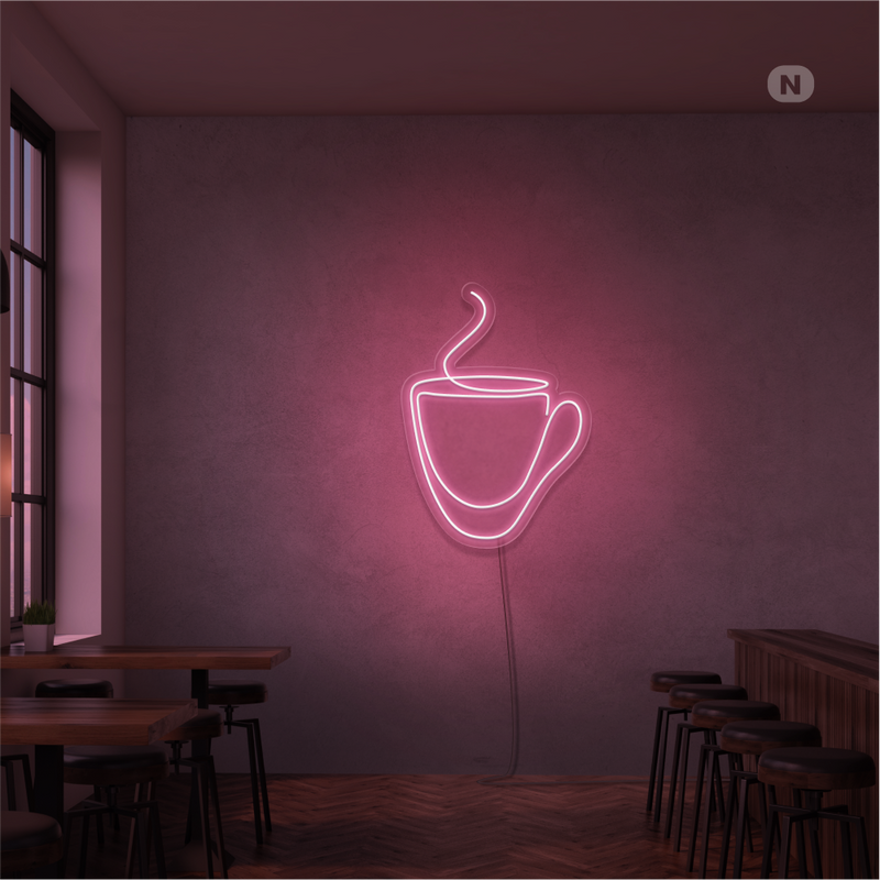 Neon Sign Coffe Mug