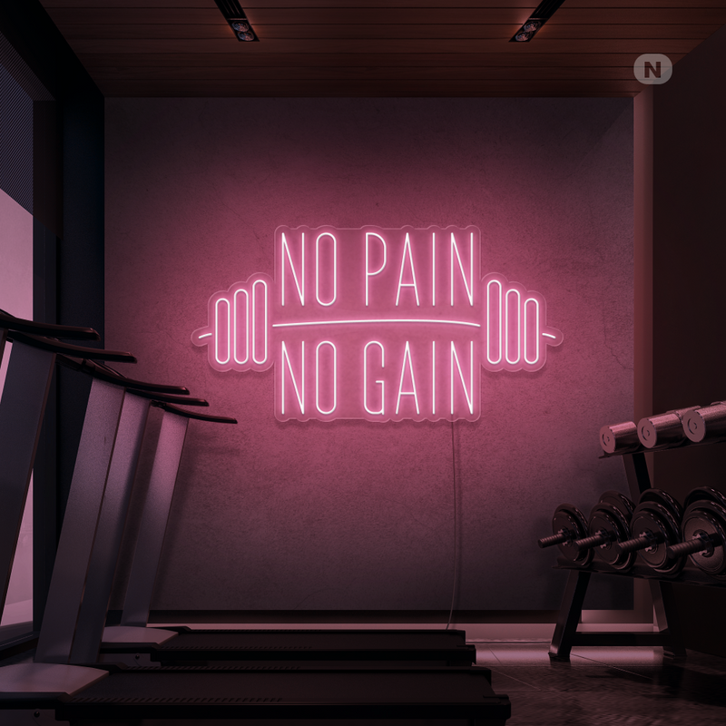 Neon Sign No Pain No Gain