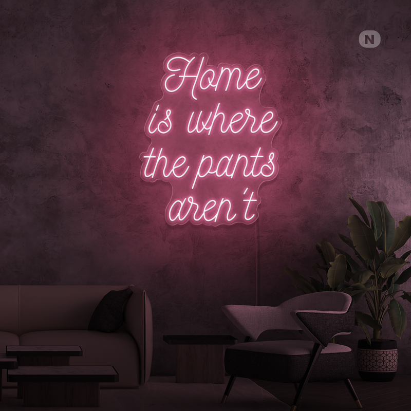 Neon Sign Quote Home