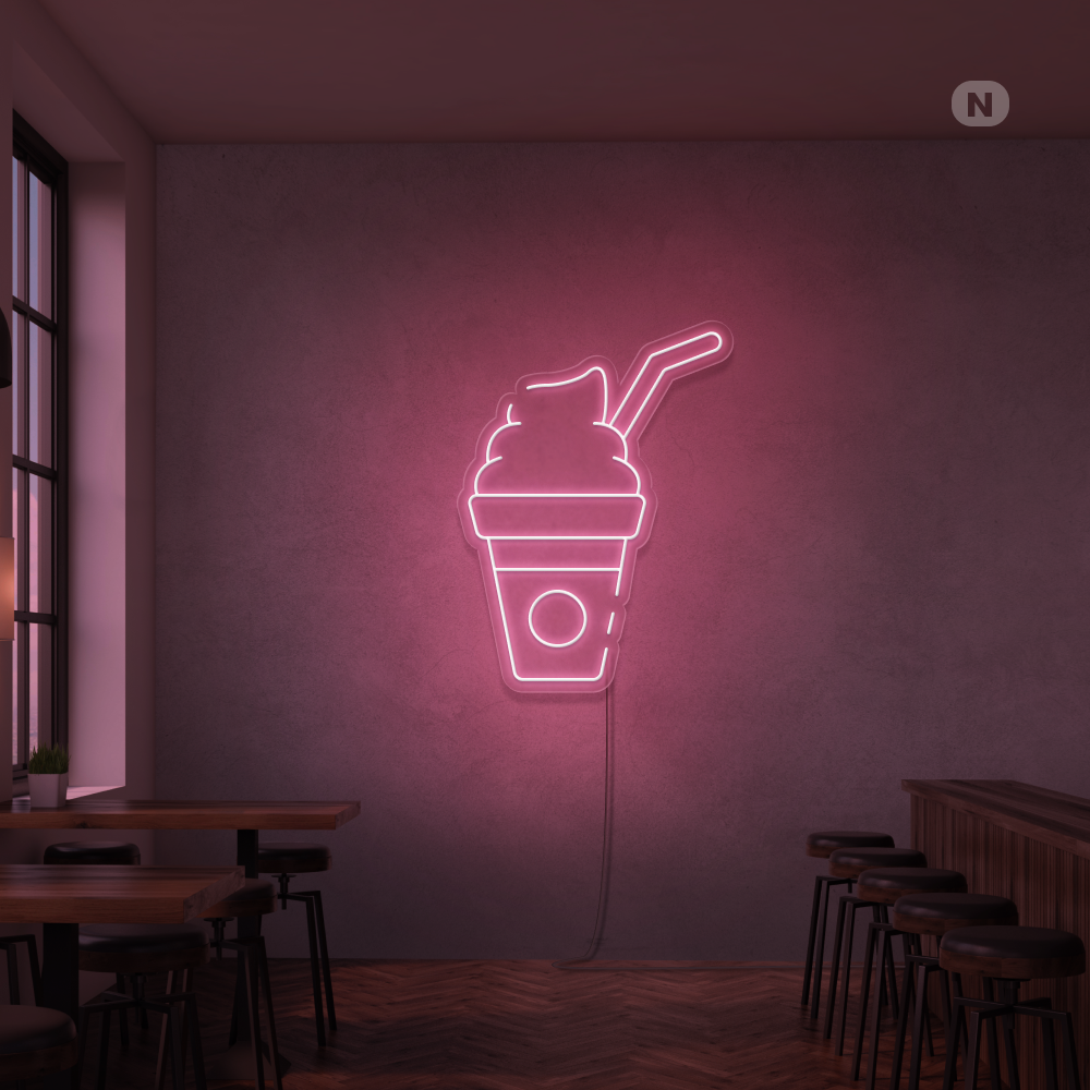 Neon Sign Milkshake