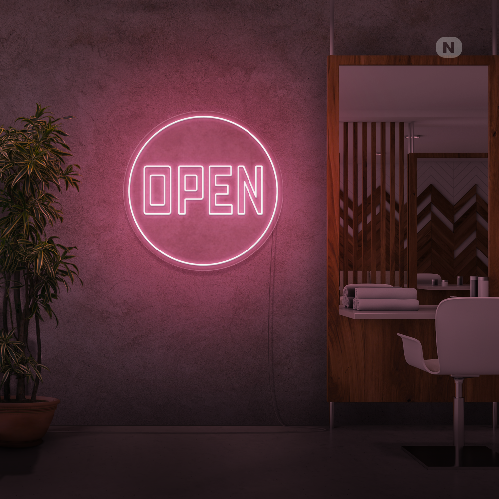 Neon Sign Open