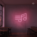 Neon Sign Music Note