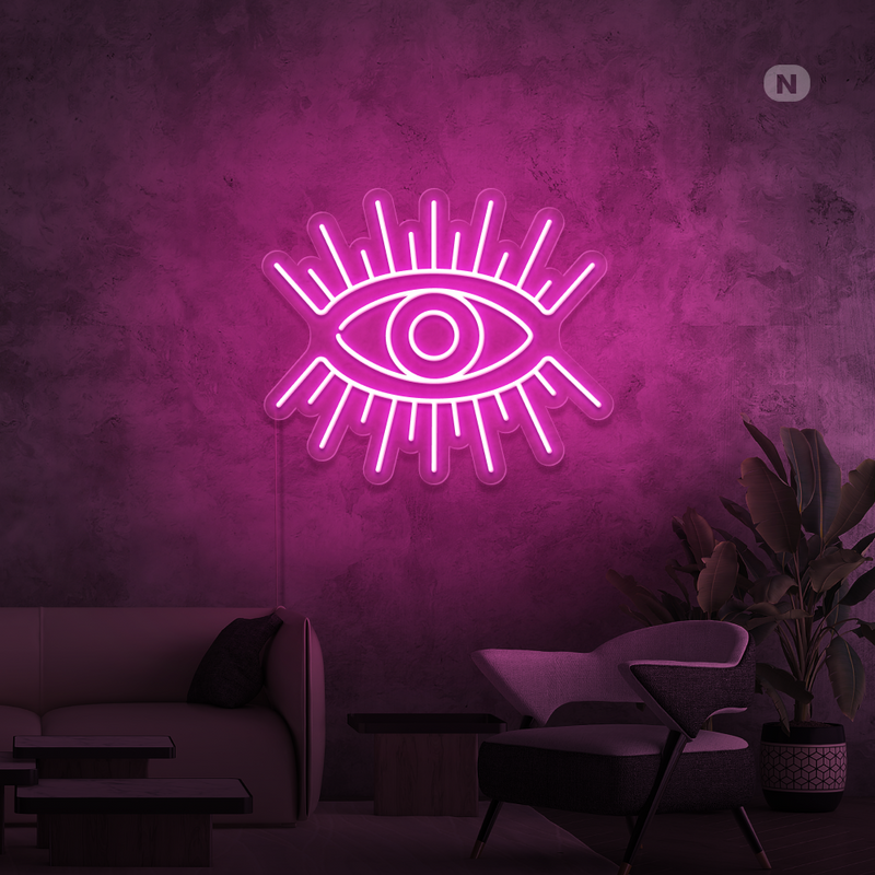 Neon Sign Artistic Eye