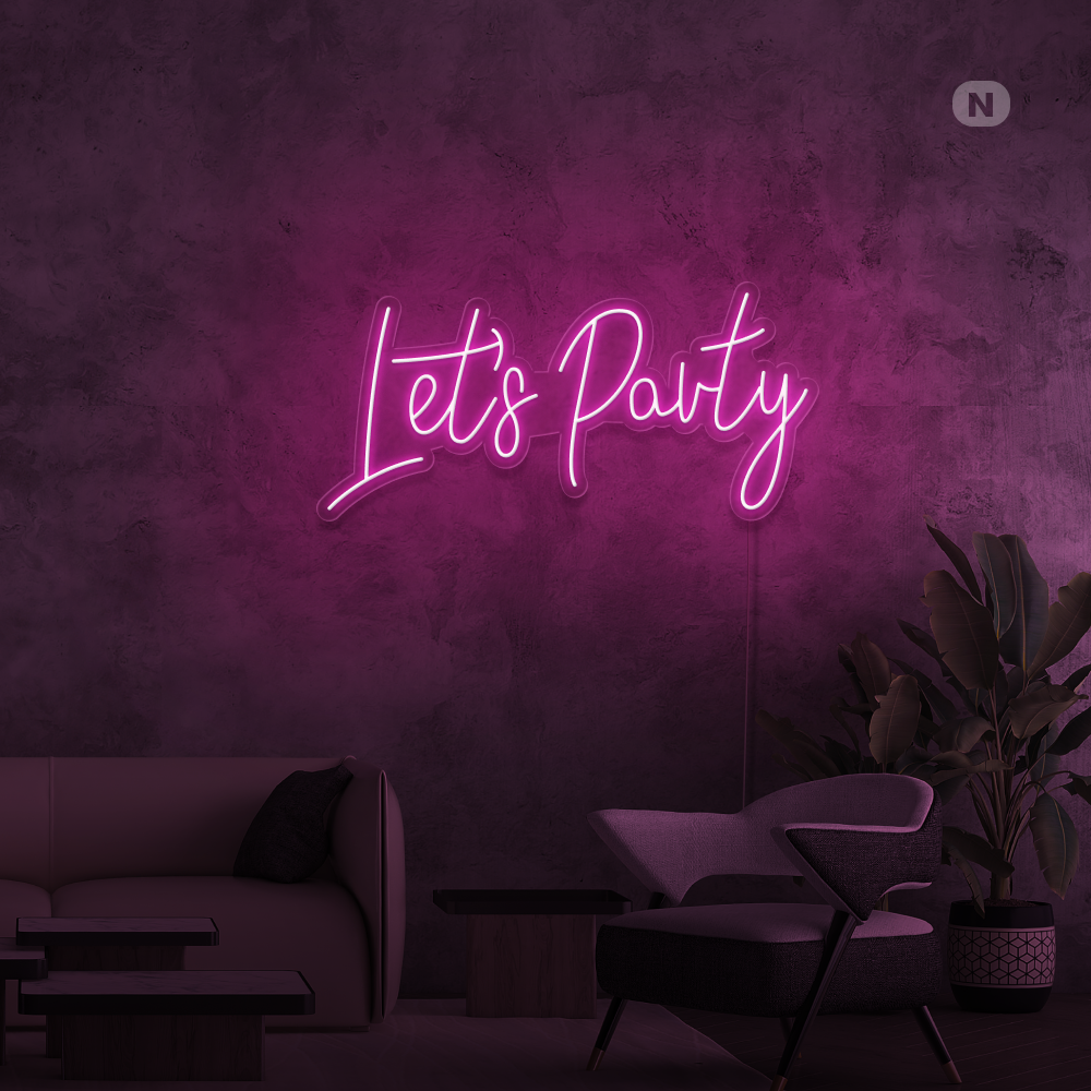 Neon Sign Lets Party