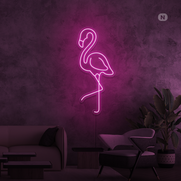 Neon Sign Flamingo