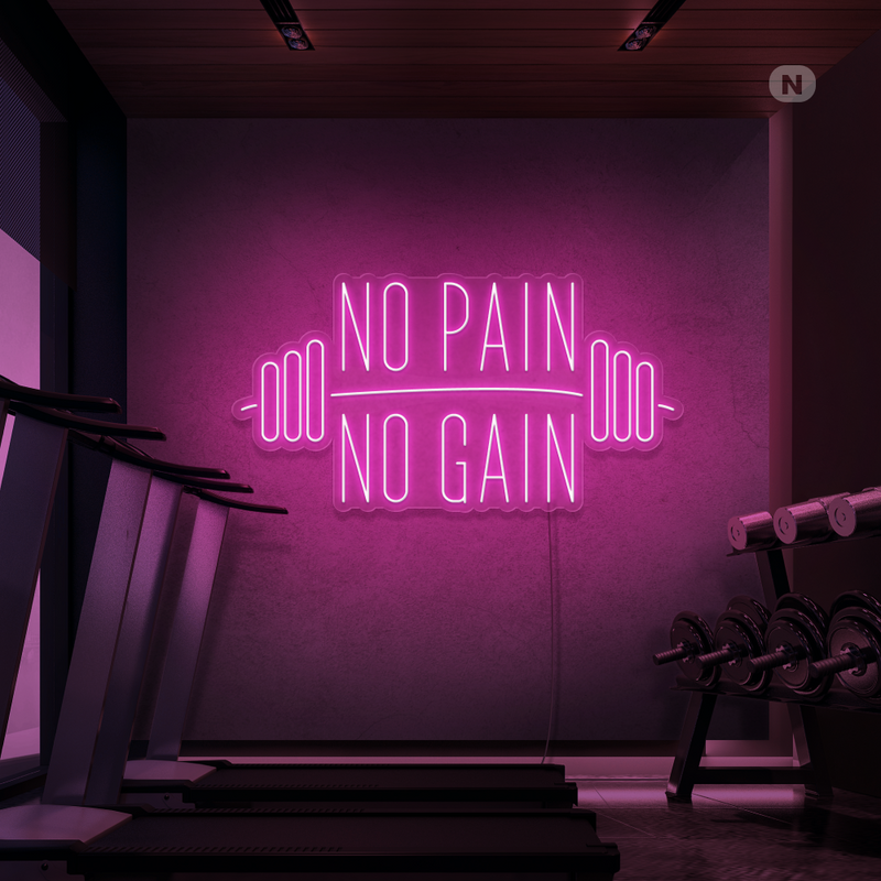 Neon Sign No Pain No Gain