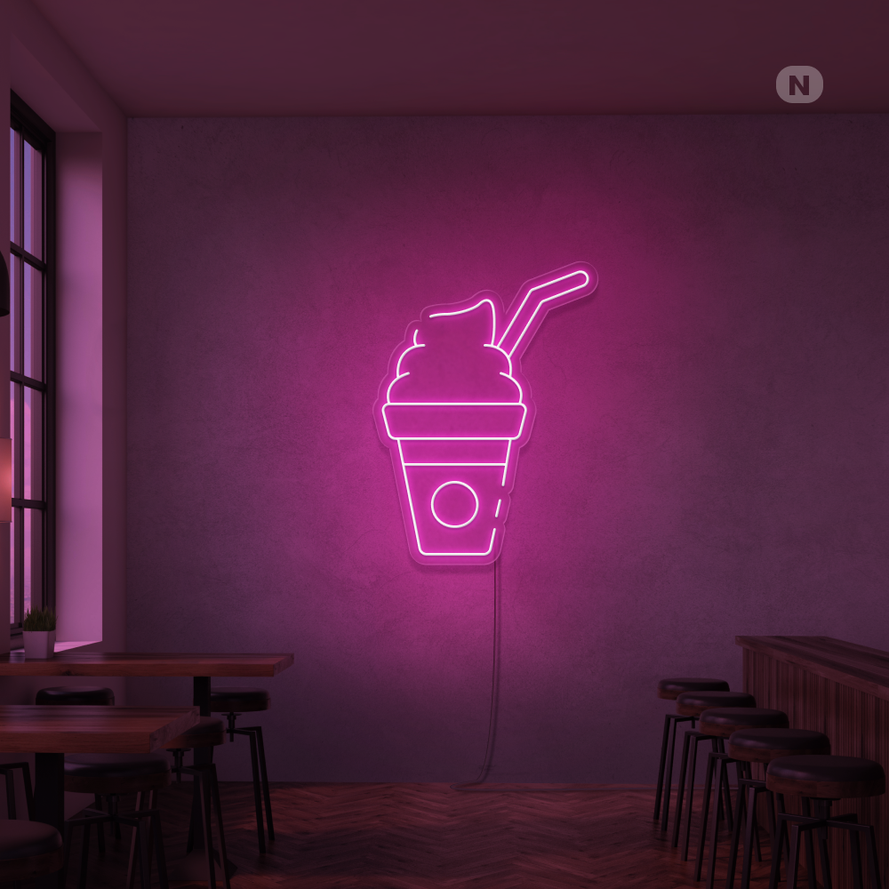 Neon Sign Milkshake