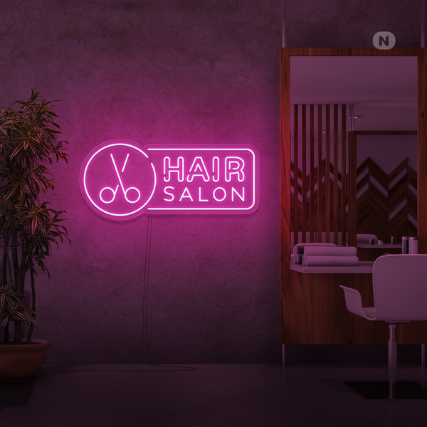 Neon Sign Hair Salon