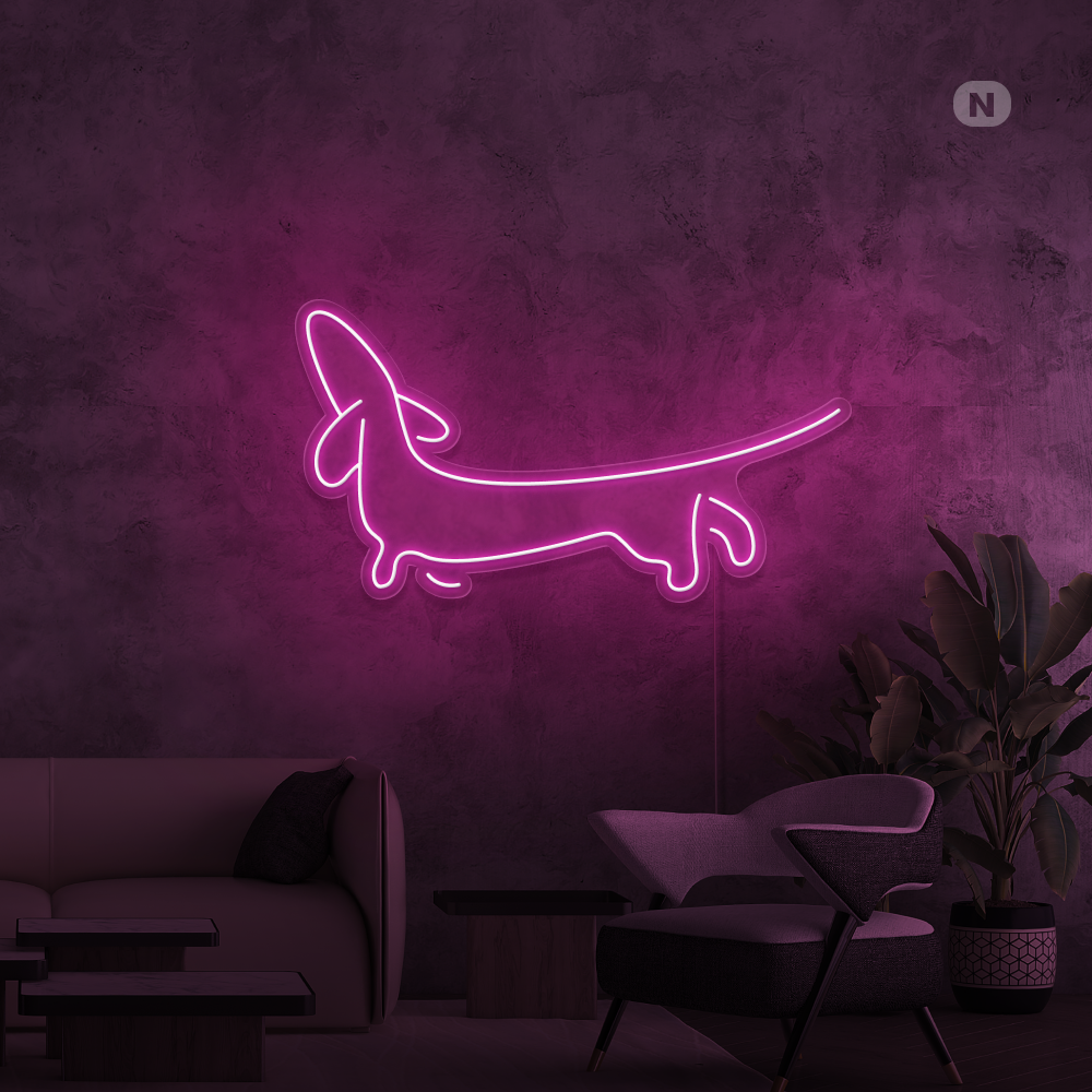 Neon Sign Dachshund