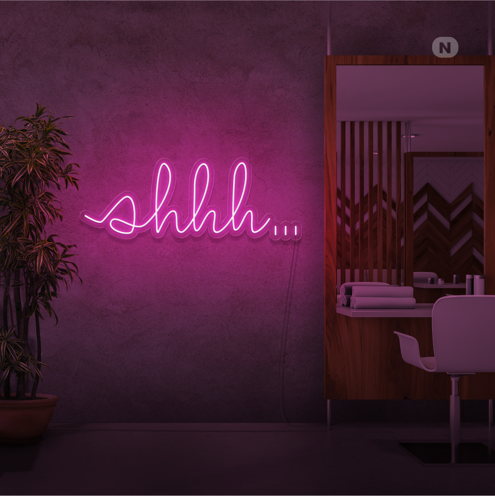 Neon Sign Shhh