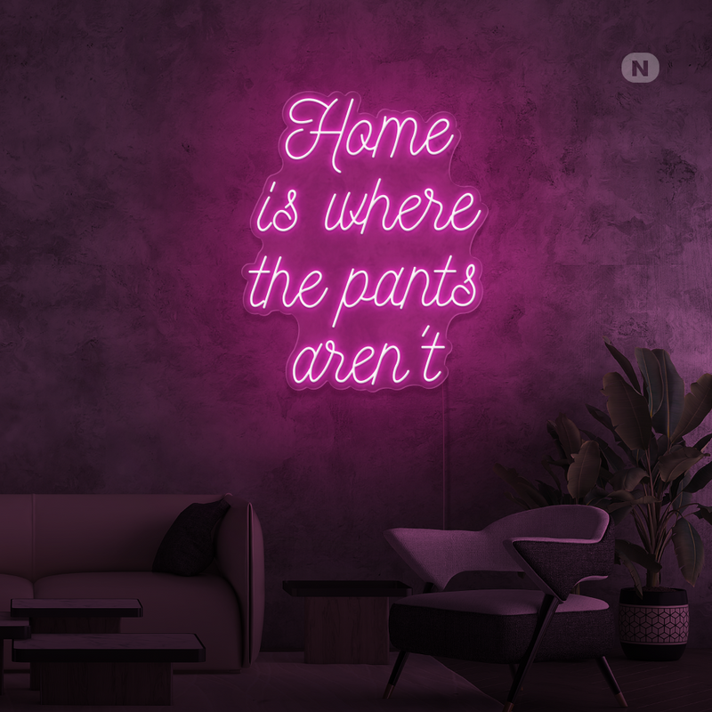 Neon Sign Quote Home