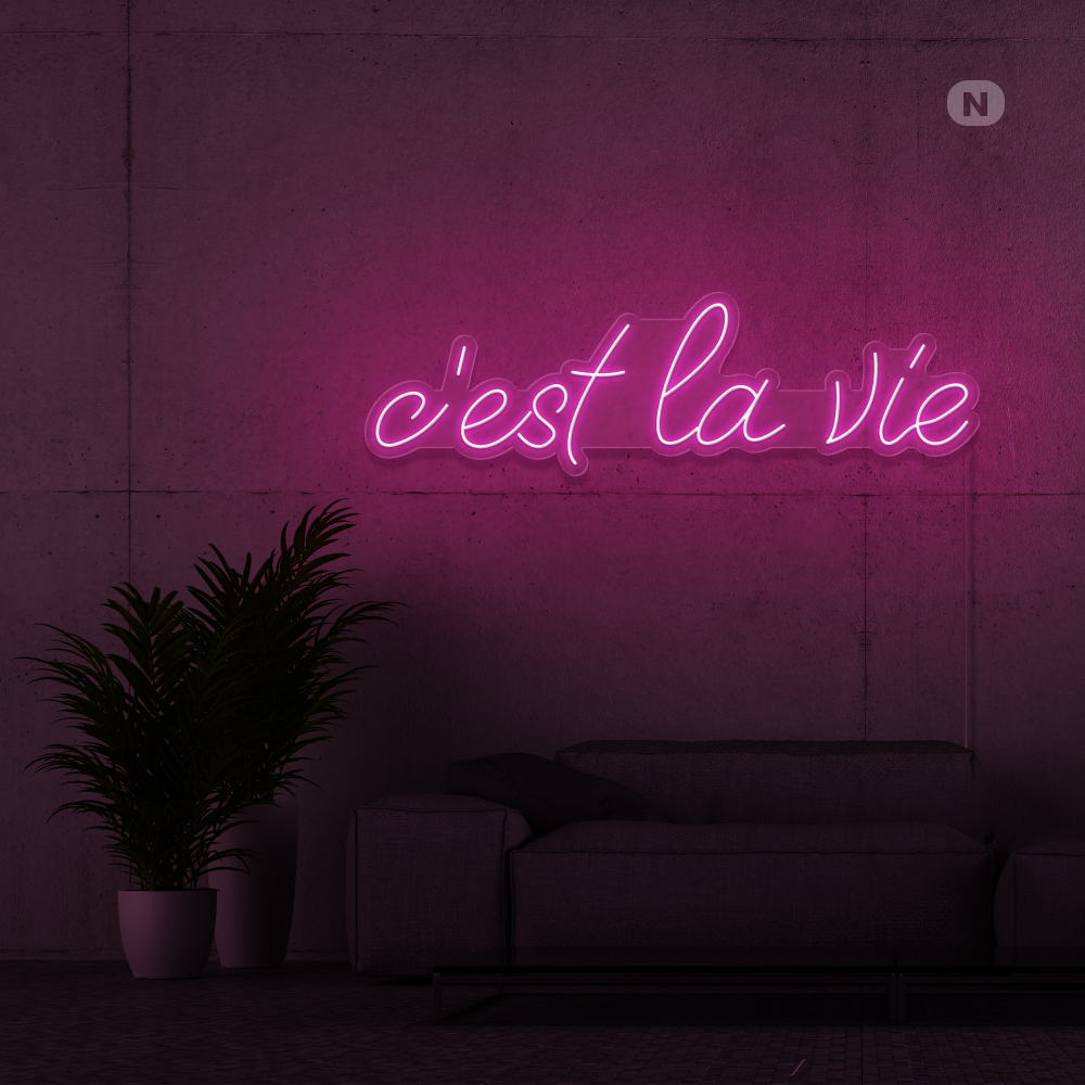 Neon Sign c'est la vie