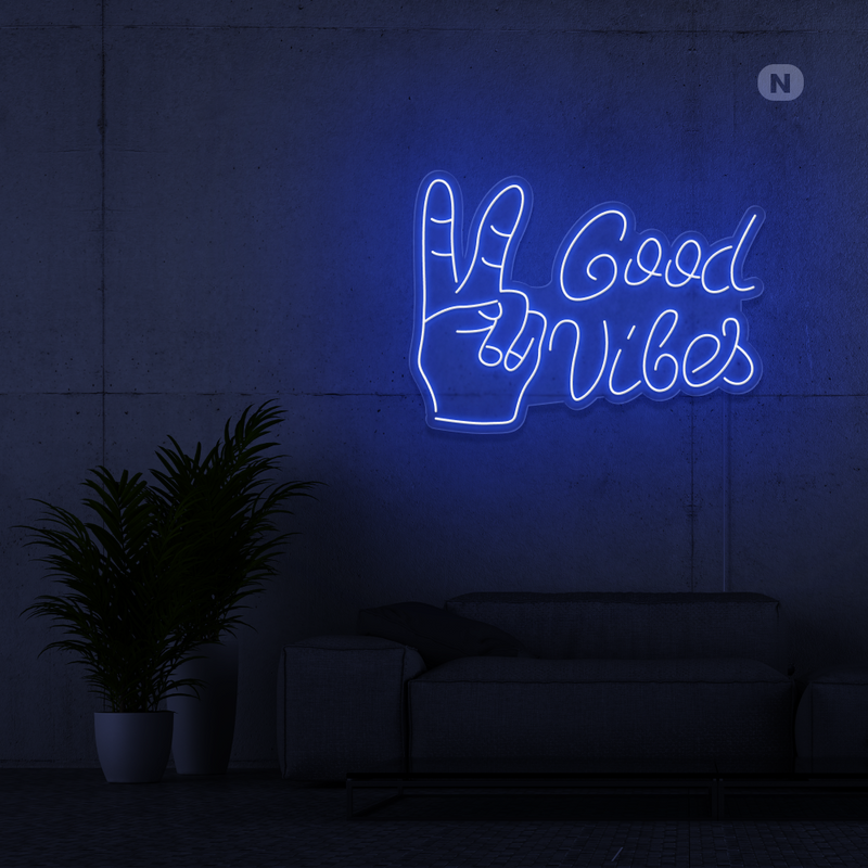 Neon Sign Good Vibes