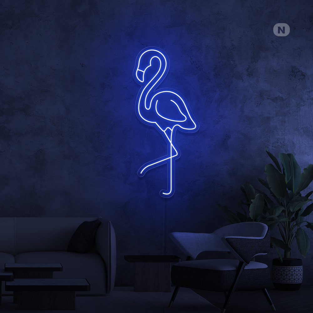 Neon Sign Flamingo