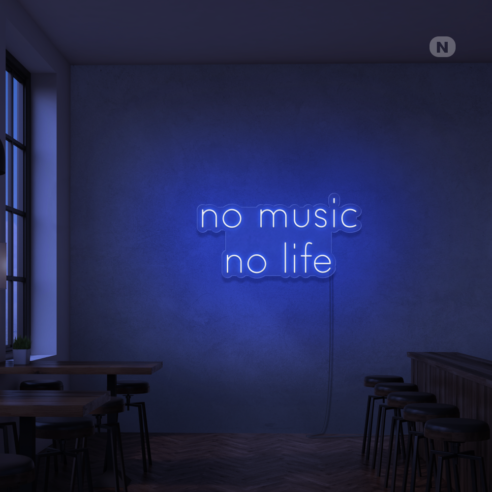 Neon Sign No Music No Life