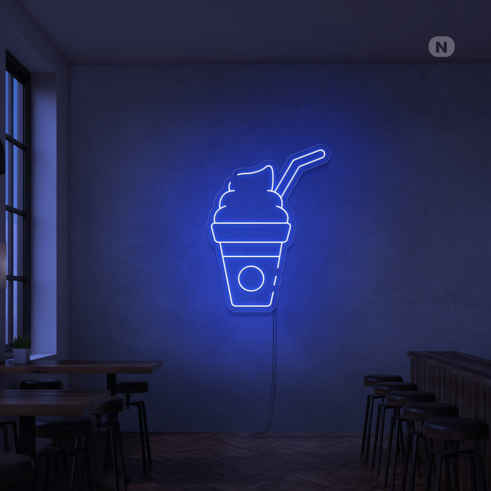 Neon Sign Milkshake