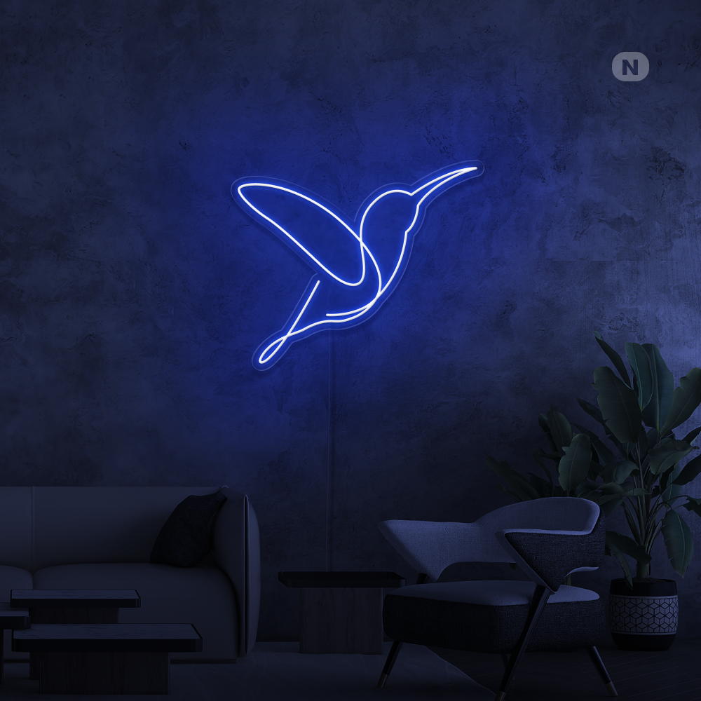 Neon Sign Artistic Bird