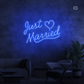 Neon Sign Just Married