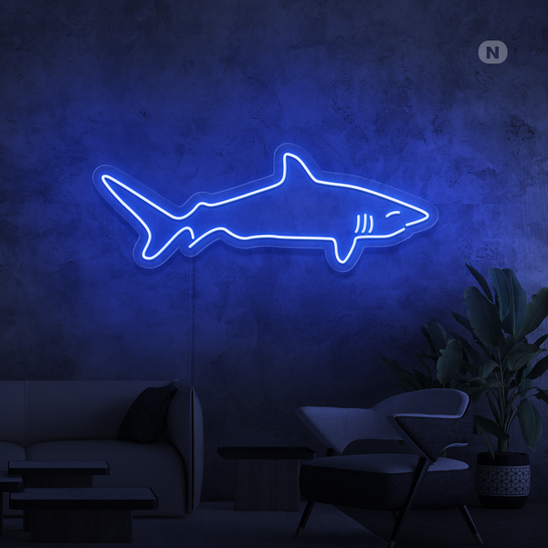 Neon Sign Shark