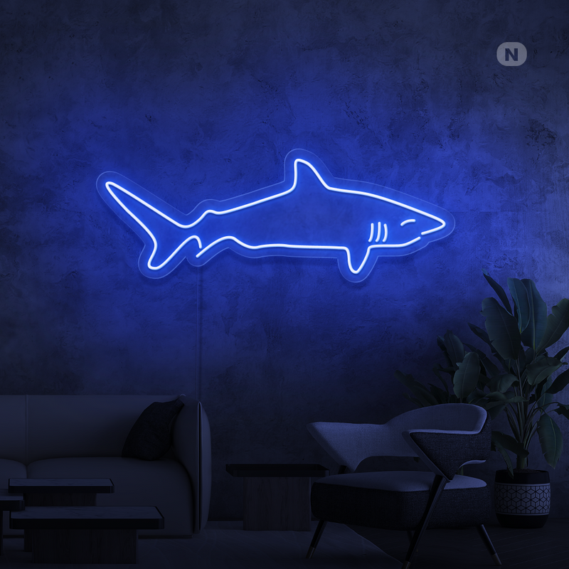 Neon Sign Shark