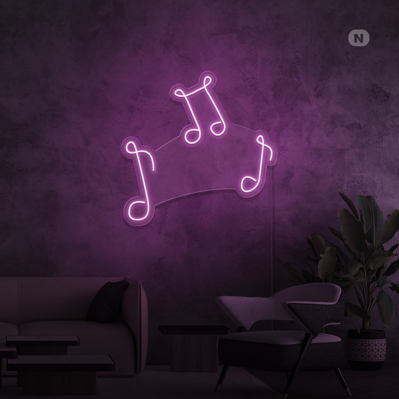 Neon Sign Musicnotes