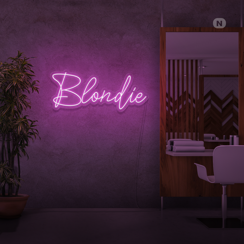 Neon Sign Blondie