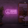 Neon Sign Hair Salon