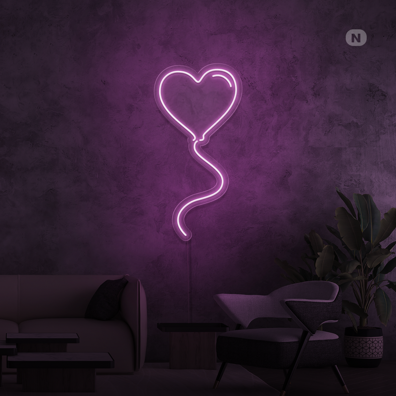 Neon Sign Love balloon