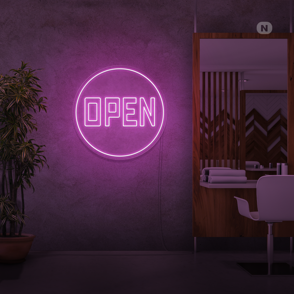 Neon Sign Open