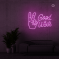 Neon Sign Good Vibes