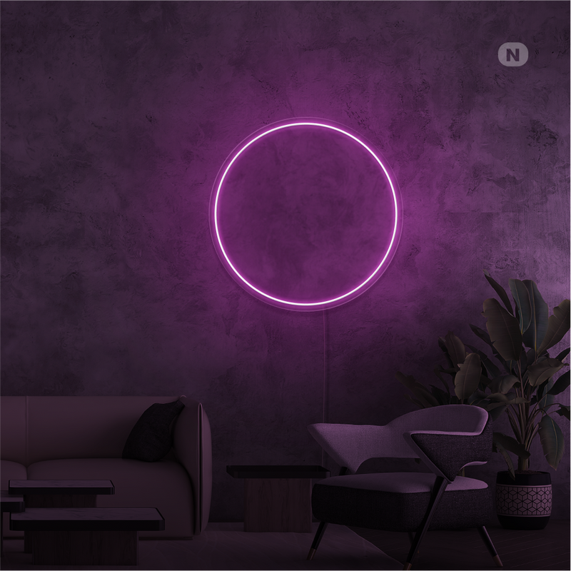 Neon Sign ZEN Circle