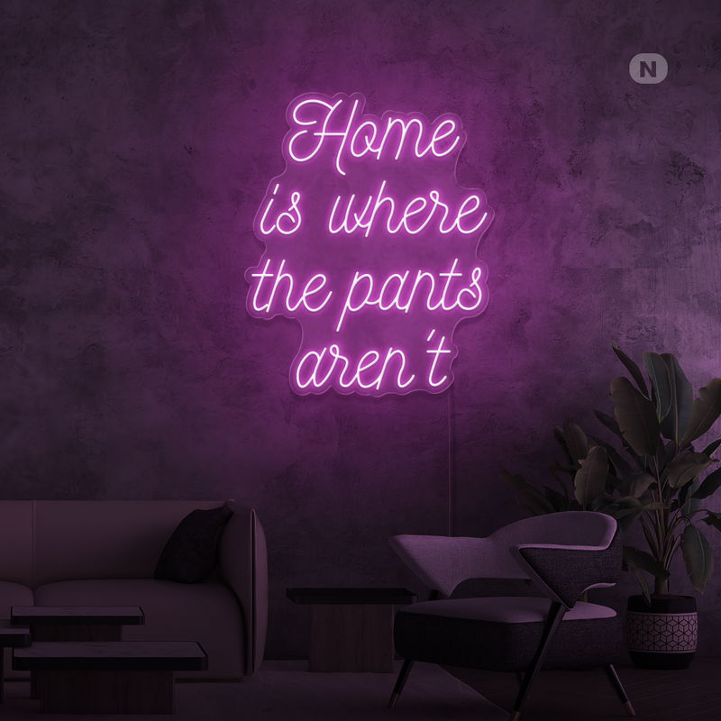 Neon Sign Quote Home