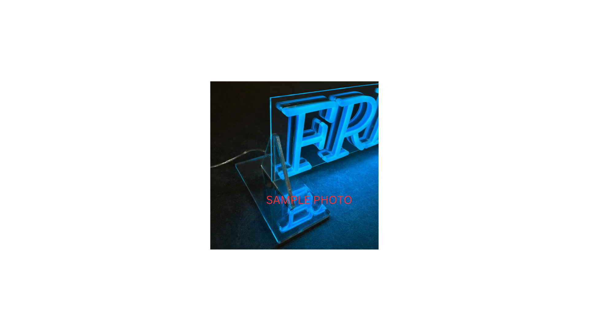 Custom Neon Sign [With Stand]