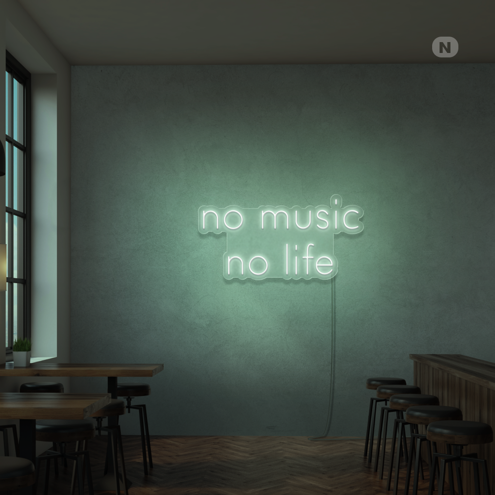 Neon Sign No Music No Life