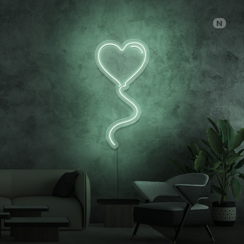 Neon Sign Love balloon