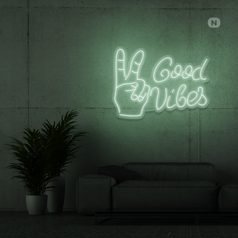 Neon Sign Good Vibes