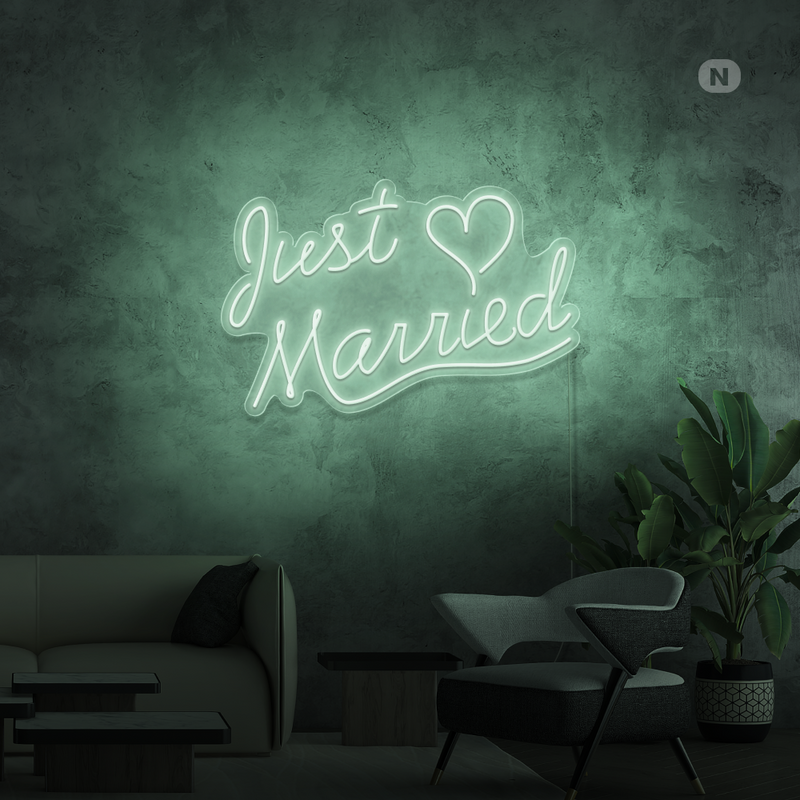 Neon Sign Just Married