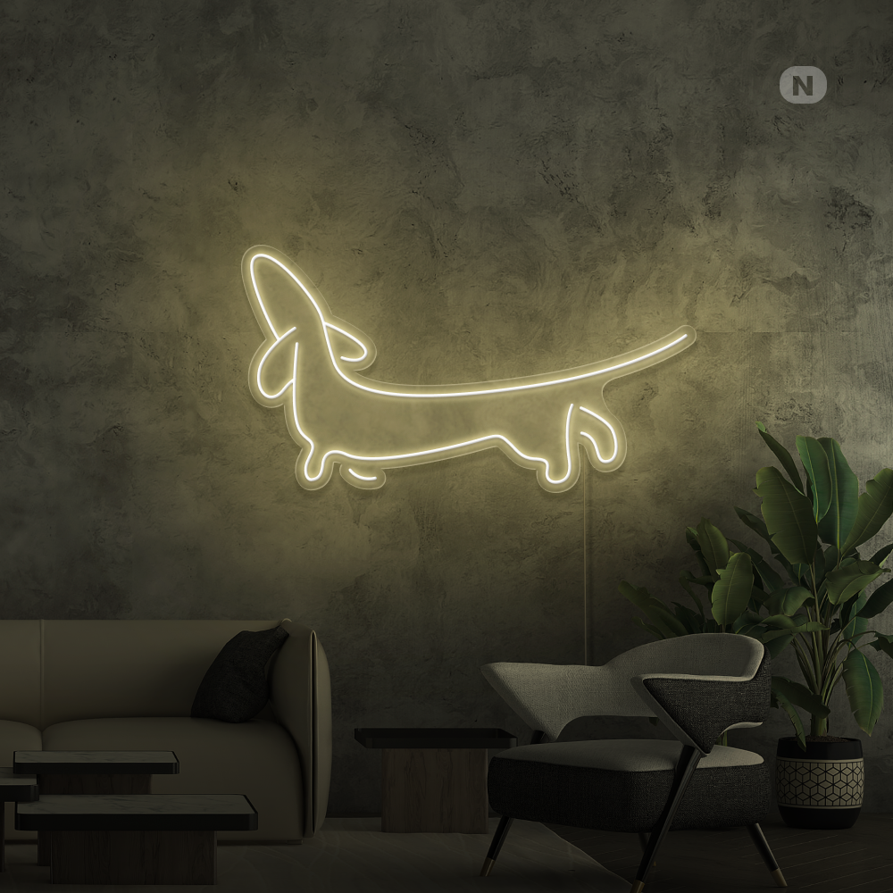 Neon Sign Dachshund